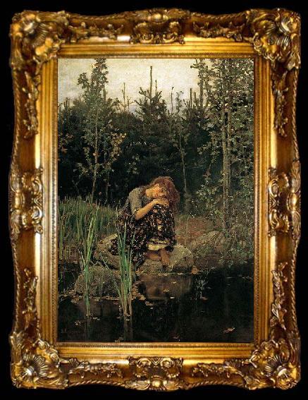 framed  Viktor Vasnetsov Alyonushka, ta009-2